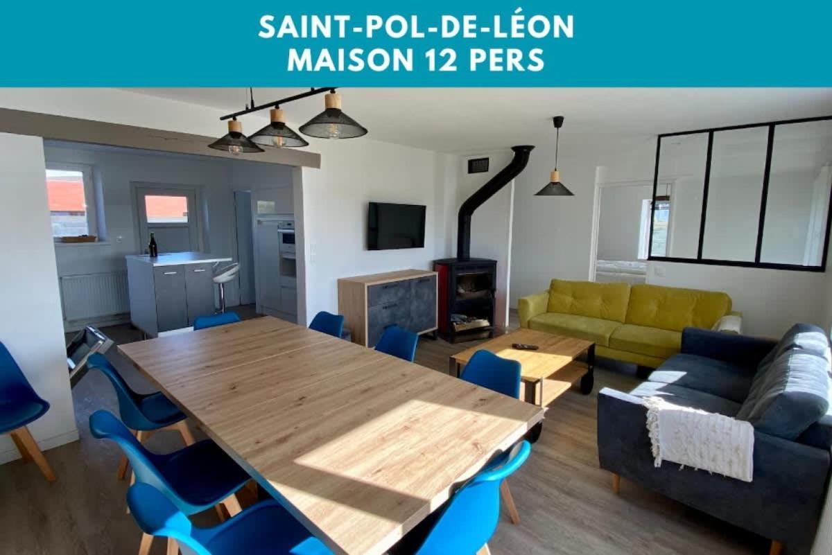Saint-pol Family House Garden Fully Equipped 12 People Vakantiehuis